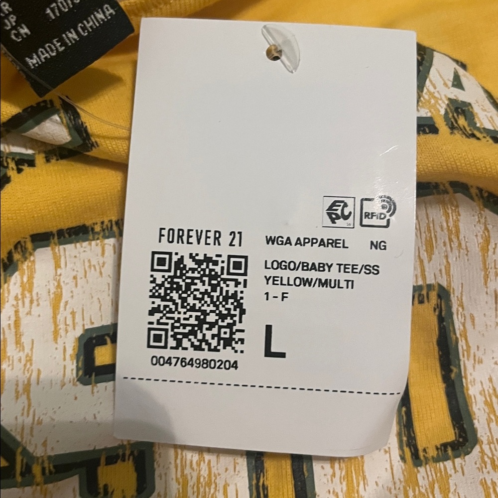 Forever 21 Kids Bright Yellow West Coast Tee - Picture 2 of 3